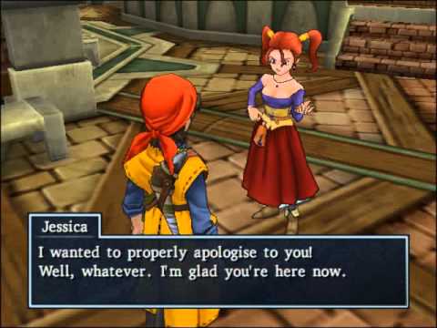 22 Dragon Quest 8 Cut-scene - Found Jessica at Port Prospect