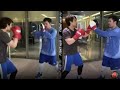 MANNY PACQUIAO TRAINING SON JIMUEL HOW TO THROW STIFF JABS & COMBOS! PUTS HIM THRU MITT WORKOUT!