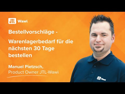 Bedarf eines Warenlagers für die nächsten 30 Tage