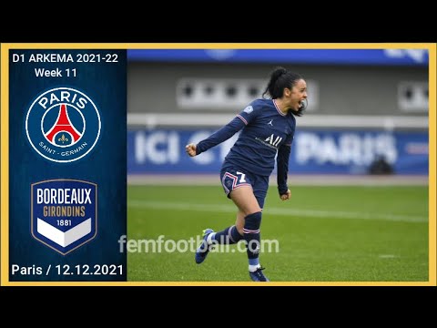 [1-0] | 12.12.2021 | PSG Féminines vs Girondins de Bordeaux | D1 Arkema 2021- 22 | J11