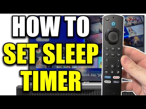 How to Set Sleep Timer to Auto Turn Off Amazon Fire TV!