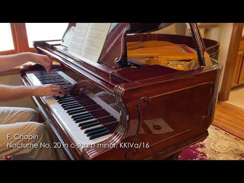 Chopin - Nocturne No. 20 in c-sharp minor KK IVa Nr. 16 (SLOWER Tempo)