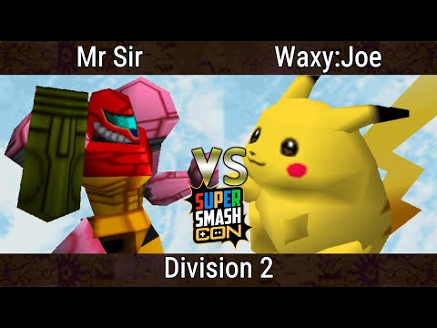 SSC 2023 - Mr Sir (Samus) Vs. Waxy Joe (Pikachu) Smash Bros - SSB64