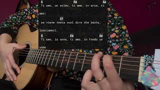 Umberto Tozzi - Ti Amo - Tuto 01 - Guitare dy©butant facile-Cours guitare-Chanson italienne 4 accords