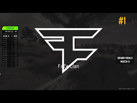 FAZE CLAN Fexx, FuzzFace, Gustav & Aitzy - ESL PUBG MASTERS - GRANDFINALS - Match 6