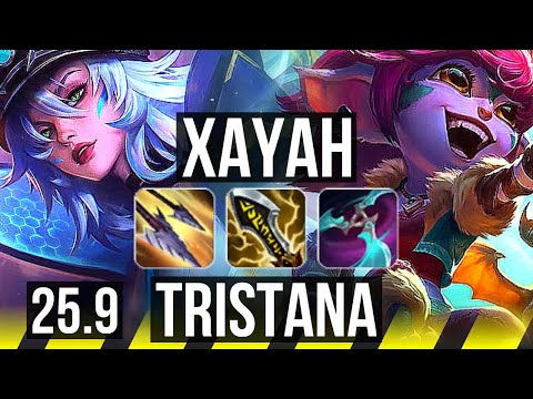 XAYAH & Thresh vs TRISTANA & Fiddlesticks (ADC) | EUW Grandmaster | 25.9