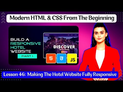 Lesson 46. Making The Hotel Website Fully Responsive #html, #CSS, #Basic_CSS ,#Freelancing_Help_Zone