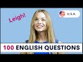 100 Common English Questions With Leigh How To Ask And Answer English Questions