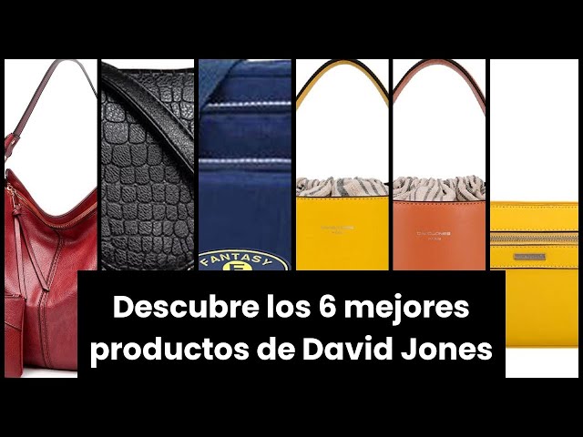 Vídeo relacionado con David Jones - Bolso de mano de nailon para mujer, bolsa de compras suave de gran capacidad, correa para el hombro, elegante, para el trabajo, la ciudad, viajes, moda, original, Talla única
