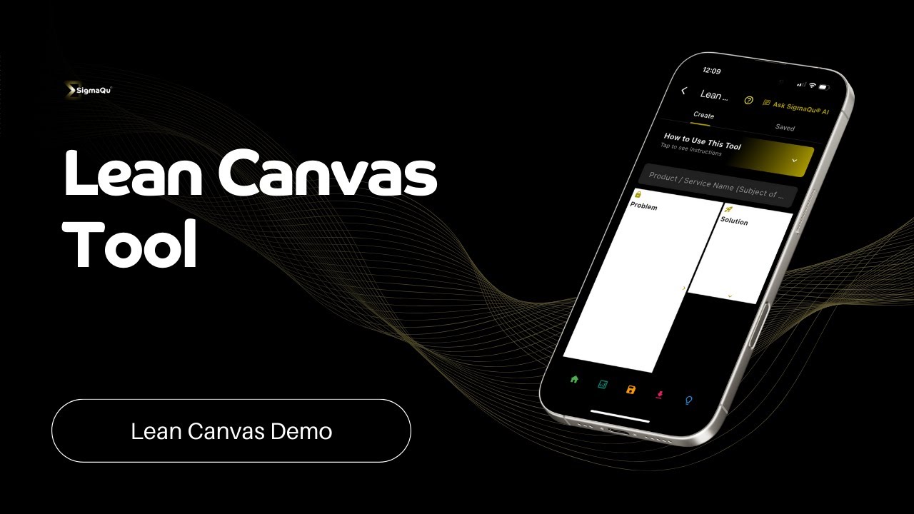 AI Lean Canvas Generator tutorial