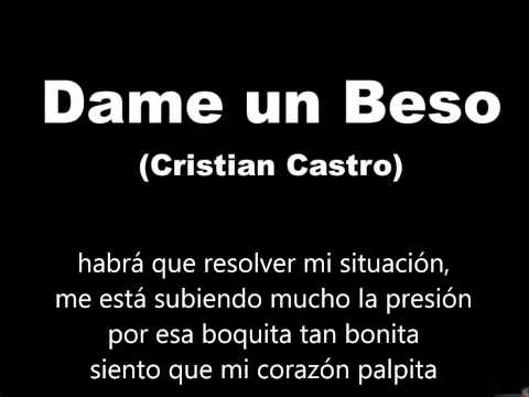 Dame un Beso nada mas