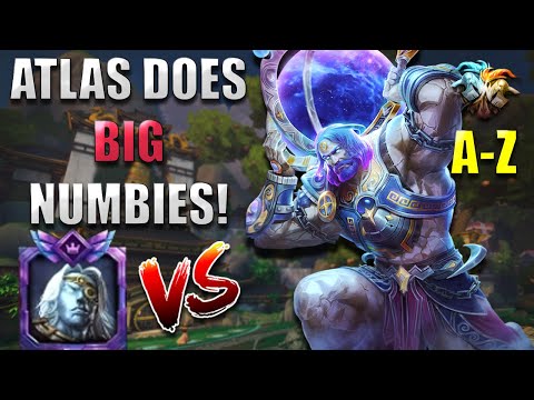 My Atlas Vs A Masters Border Chronos! - A-Z Series - Grandmasters Ranked Duel - SMITE