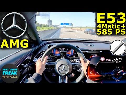 2025 Mercedes-AMG E53 Hybrid 4MATIC+ (585 PS) TOPSPEED POV 🚀 Autobahn Drive | No Speed Limit