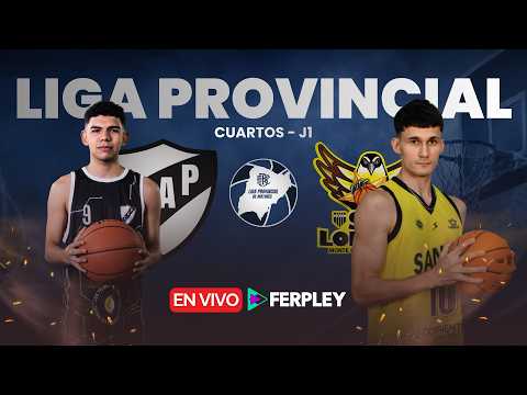 🏀 PINGÜINOS - SAN LORENZO | LIGA PROVINCIAL BÁSQUET CORRIENTES 1°DIV MASCULINO | CUARTOS J1🔴 EN VIVO
