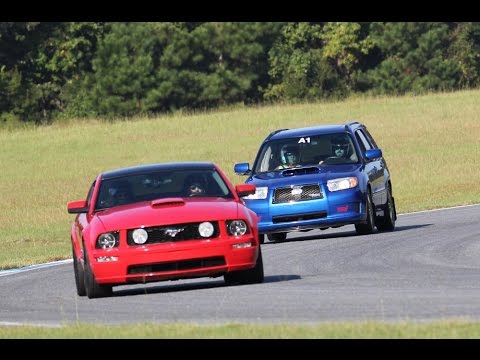 Mustang GT and Forester XT at Roebling Road Raceway (Pt 2)