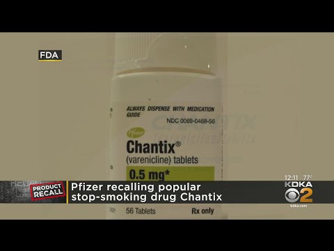 Pfizer Issues Recall For Chantix Drug