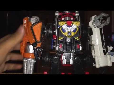 T.B.T Dx dual drive megazord review (power rangers operations overdrive)