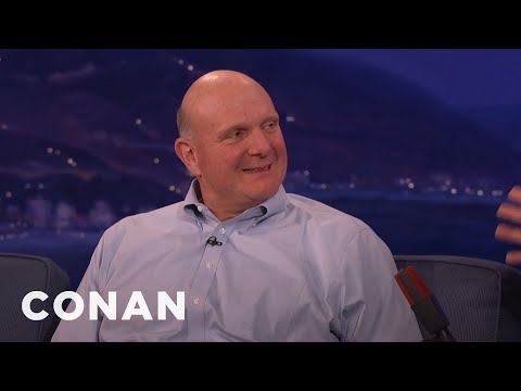 Steve Ballmer Beat Bill Gates In A Math Competition | CONAN on TBS