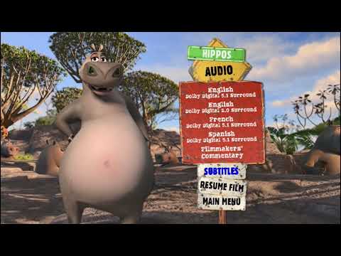 Madagascar: Escape 2 Africa 2009 DVD Menu Walkthrough