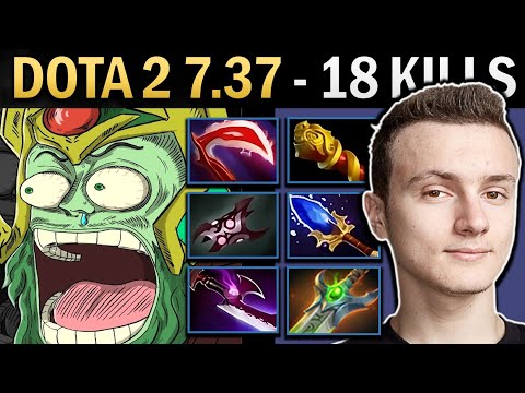 Wraith King Gameplay Miracle with 18 Kills and MKB - TI14