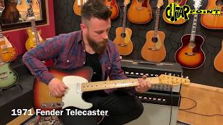 Video thumbnail for 1971 Fender Telecaster | GuitarPoint Vintage Guitars by GuitarPoint