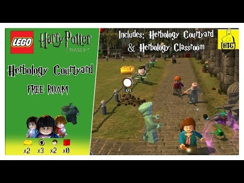 Lego Harry Potter 5-7: Herbology Courtyard FREE ROAM (All Collectibles) - HTG