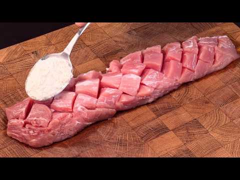 Nobody Knows This Secret! Meat Melts in Your Mouth! Great Idea with Pork Tenderloin!