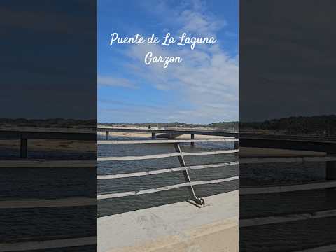 puente de La Laguna Garzon ruta 10,también conocido como el puente  redondo