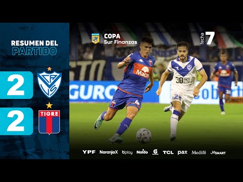 VÉLEZ 2 - 2 TIGRE I Resumen del partido I #CopaSurFinanzas 2024