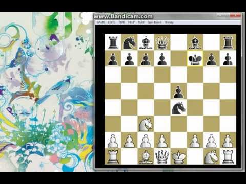 Šahovki trik u otvaranju -BEČKA partija #121 šah i mat