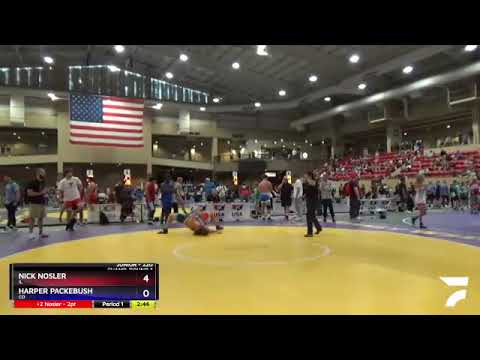 220 Lbs Champ. Round 1 - Nick Nosler, IL Vs Harper Packebush, CO 2320