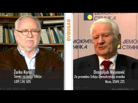 DVOUGAO 371 Žarko Korać - Dragoljub Mićunović  (apr. 2016)
