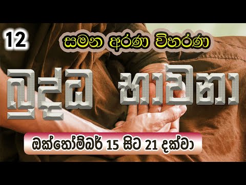 12. බුද්ධ භාවනා - මීරිගම (2022-10-21 am)