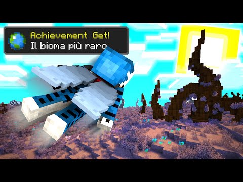 CERCO IL BIOMA PIÙ RARO PER FINIRE GLI AVANZAMENTI DI MINECRAFT - ITA