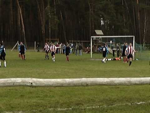 Nysa Trzebiel vs Motor Koło gol na 2:1