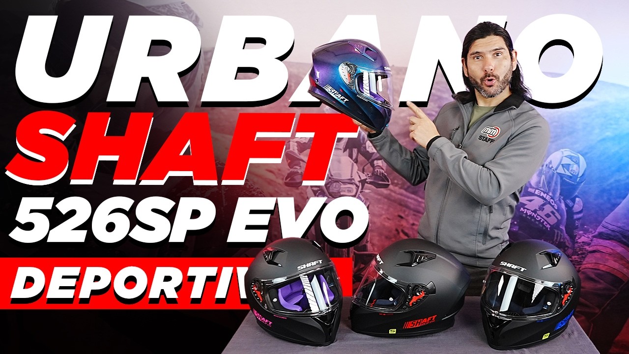 Shaft Casco 526SP Solid Negro Brillante