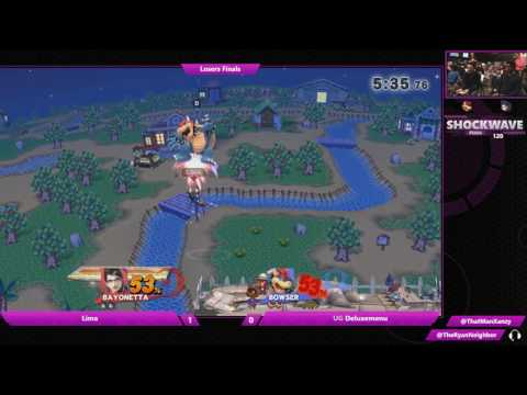 SW 120 - Lima (Bayonetta) vs UG | Deluxemenu (Bowser) Losers Finals - Smash 4 pt. 2