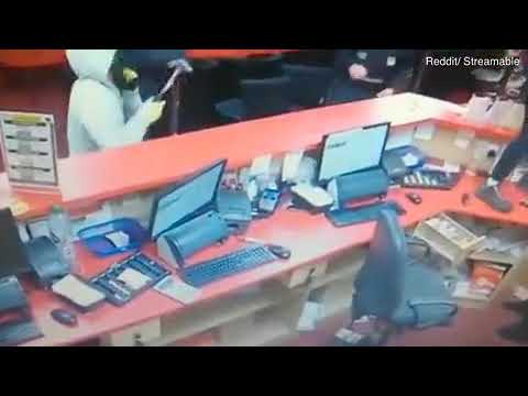 They didn't expect that! Frealess 83 year old man help to fight of three armed robbers at his bookma