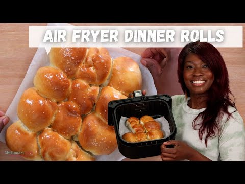 Soft and Fluffy Air Fryer Dinner Rolls