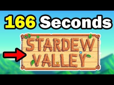 Why You Should BUY Stardew Valley in 166 Seconds
