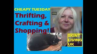 CHEAPY TUESDAY crafting thrifting shopping today! #frugalliving #simplelife