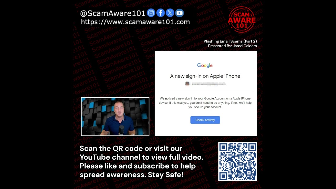 Fake Google Sign In Email Scam (Phishing Email Example) - Recent Online Scams and Fake Emails