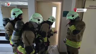 Yangın Tatbikatı Gerçeğini Aratmadı