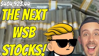 The NEXT WSB Stock PICKS! 🤑 I HAVE FOMO! All Trades Explained!