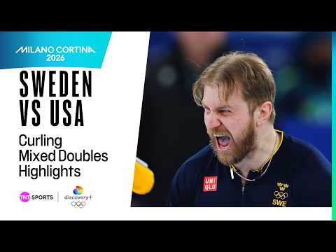 SPECTACULAR WIN! 🥇 | Curling Mixed Doubles - Sweden vs USA Highlights | Winter Olympics 2026