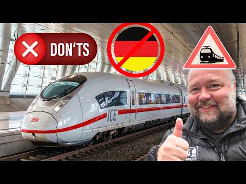 The Don'ts of German Trains