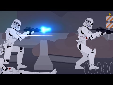 Clone Army vs US Army! (Stick Nodes)