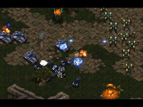 Last (T) v Shuttle (P) on Fighting Spirit - StarCraft - Brood War REMASTERED