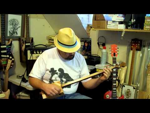 2 string cigar box dulcimer by Back Porch Mojo