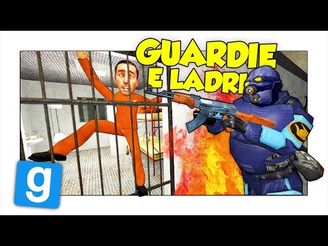 GMOD ITA - GUARDIE E LADRI NELLA PRIGIONE! w/ Two Players One Console